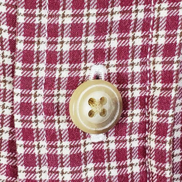 Polo Ralph Lauren Oxford Shirt Men's Size Small Red Plaid LS Button Down - Picture 5 of 11